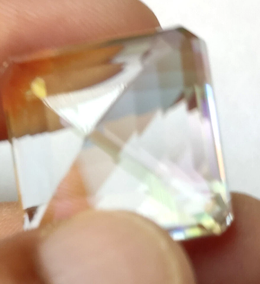 AAA+ Large Mystic Quartz 57.30 Ct. Square Cut Loose Gemstone Gift For Women/Her - Image 4 of 4
