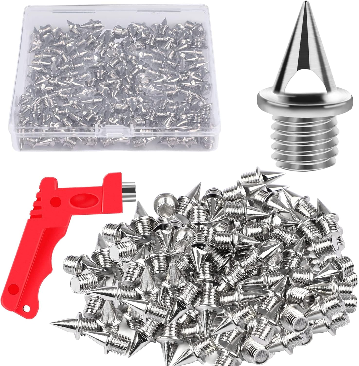 120PCS 1/4 Inch Stainless Steel Golf Shoe Spikes for Track and Cross Country