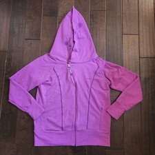 Nike Girl's Junior Junior Pink Full Zip Fit Dry Tech Hoodie Jacket Sz XL 16-18
