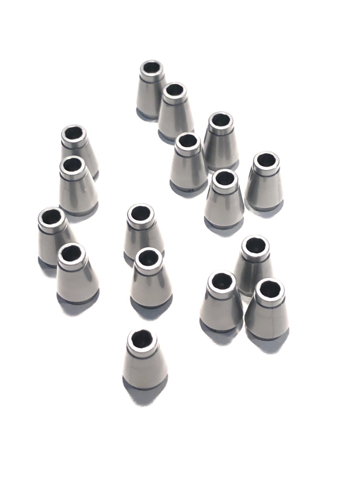 New Lego 16X Flat Silver Cone 1 x 1 with Top Groove 4589b 4589 59900 | eBay
