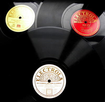 B030/ SIGNORE ENRICO CARUSO-Angebot 3x auf ELECTROLA-78rpm Schellack