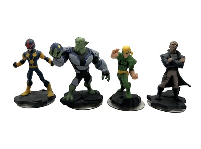 Disney Infinity 4x Figuren Superhelden Marvel Goblin Nova Action Figur 4 STK