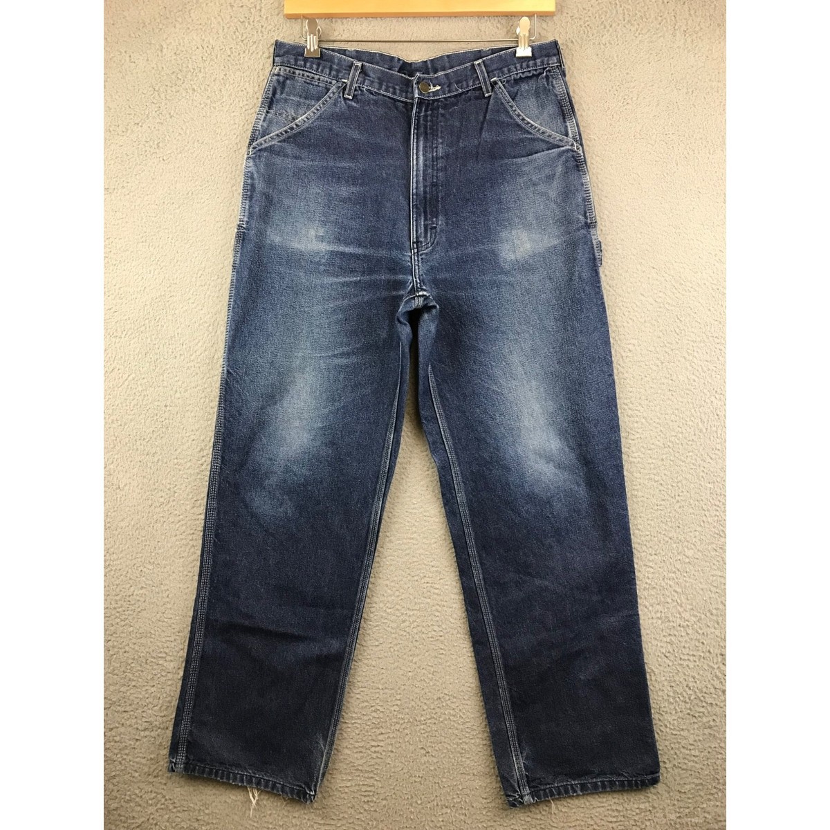 Vintage Sears Roebucks Blue Jeans 36x34 Carpenter Painter | eBay