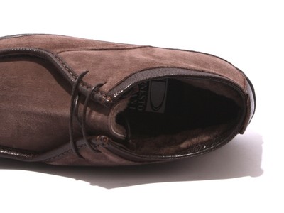 Ernesto Dolani 11984b Brown Suede / Sheepskin Lace Ankle Moccasin Boot Ernesto Dolani 2UDAR04 Havana Tan – 124 Shoes main image 4