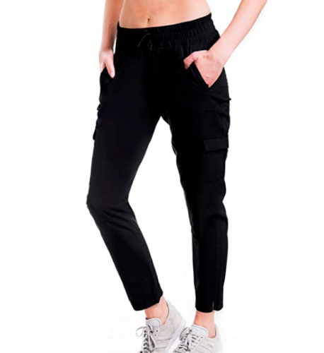 Wrinkle Resistant Lightweight Summer Woven Jogger Pants Size