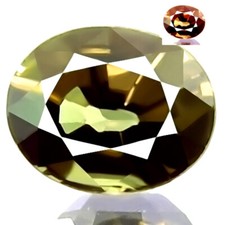 COLOR CHANGE GARNET 0.76ct WOW NATURAL GREEN TO 5A+RED FLASH SPARKLING RARE GEM