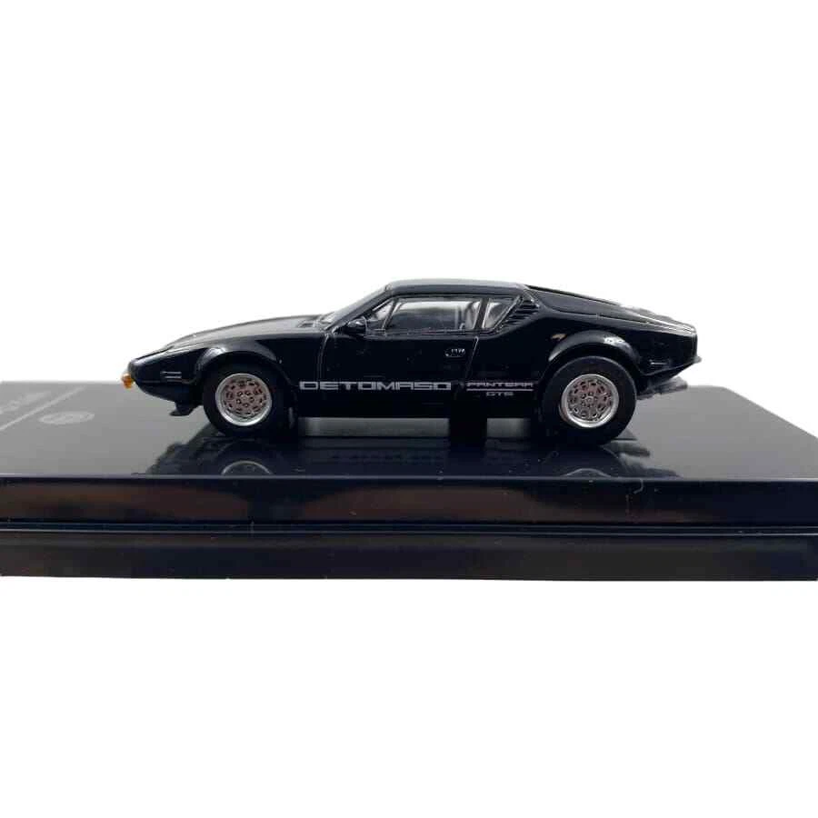 Modellino Auto Paragon Models 1/64 DeTomaso Pantera RHD 1972 Black - Immagine 3 di 4