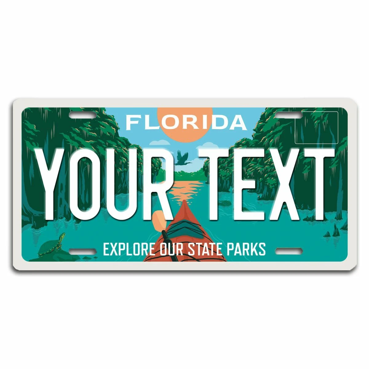 FLORIDA State Parks PERSONALIZED CUSTOM LICENSE PLATE Tag Any Text
