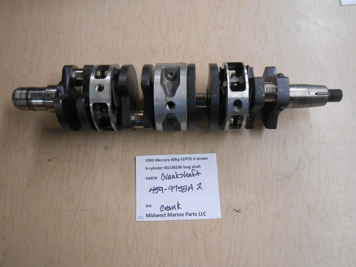 NMHR Mercury Mariner OEM 40 HP In-line 4 L4 Crank Shaft