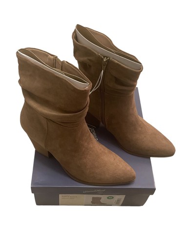 NEU! UNIVERSAL THREAD CO CIANNA LÄSSIGE STIEFELETTEN TAUPE GRÖSSE 10 REIßVERSCHLUSS - Bild 4 von 9
