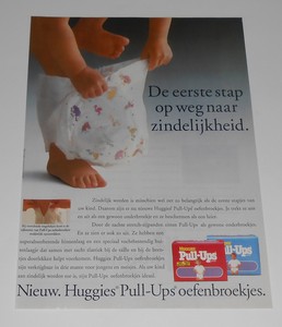 girl in pull ups diaper