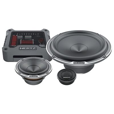 Hertz Mille Pro Series MPK 163.3 6.5'' Three-Way Pro Audio Component System -Pair