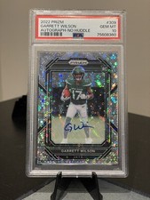 2022 Prizm Garrett Wilson No Huddle Autograph PSA 10 GEM MT