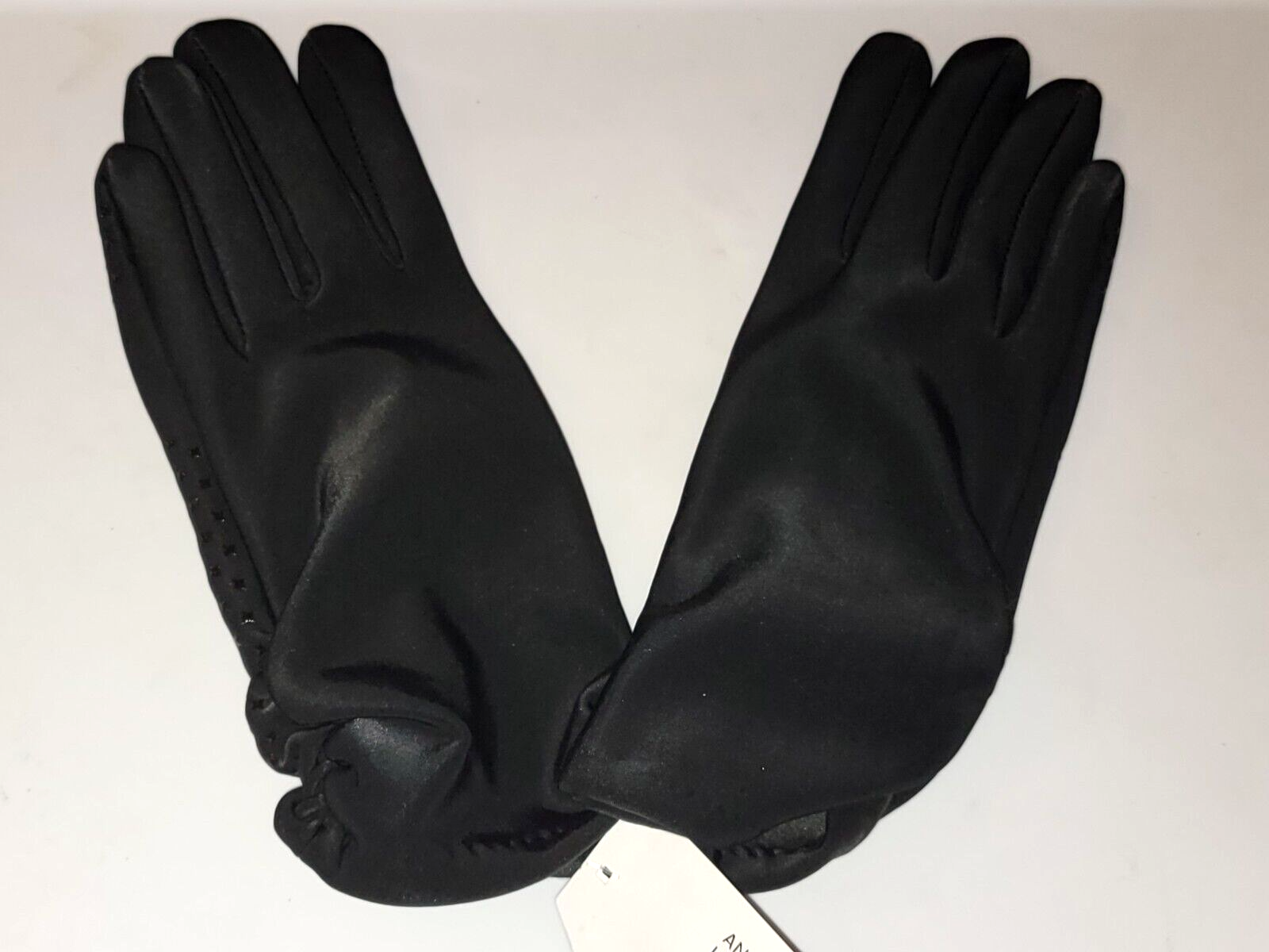 Time and Tru Tech Touch Women's Driving Gloves Fleece Lined Black One