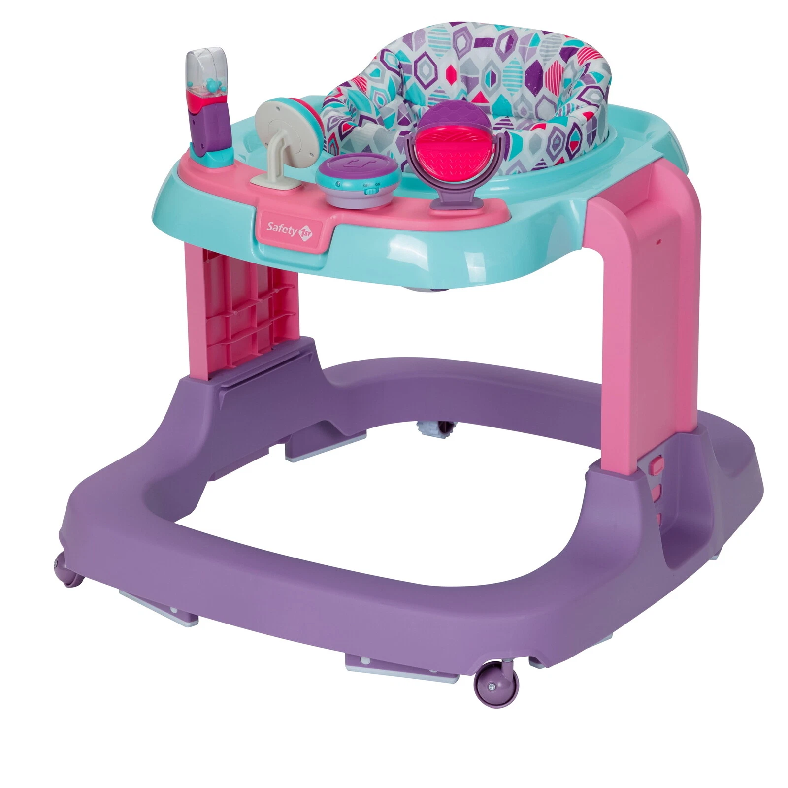 Baby Walker 3 Height Positions for Growing Legs Developmental Walker, Lavender