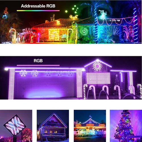 1000pcs DC5V WS2811 LED Pixels Light 12mm Individually Addressable RGB Full Kit - Picture 12 of 21