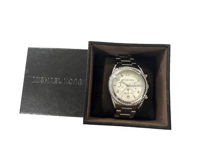 Michael Kors MK5165 Blair Silver 39mm Chronograph Stainless 