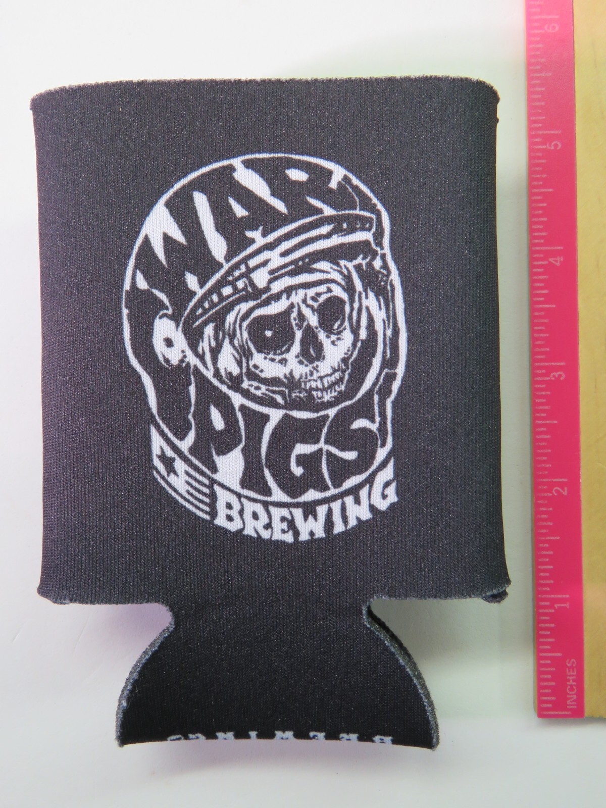 Beer Bottle Can Holder Koozie WAR PIGS Brewing Chicago, ILLINOIS