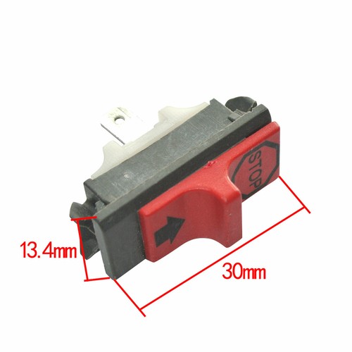 2 piezas Interruptor de parada de apagado para HUSQVARNA 66 136 141 181 246 261 262 266 268 - Imagen 3 de 8