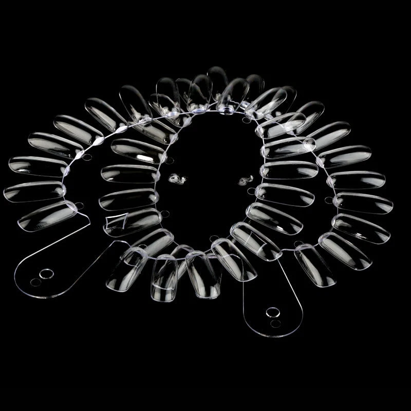 (Total 210pcs Tips) 10 Sets False Nail Polish Display Wheel Palette Color Chart - Image 3 of 4