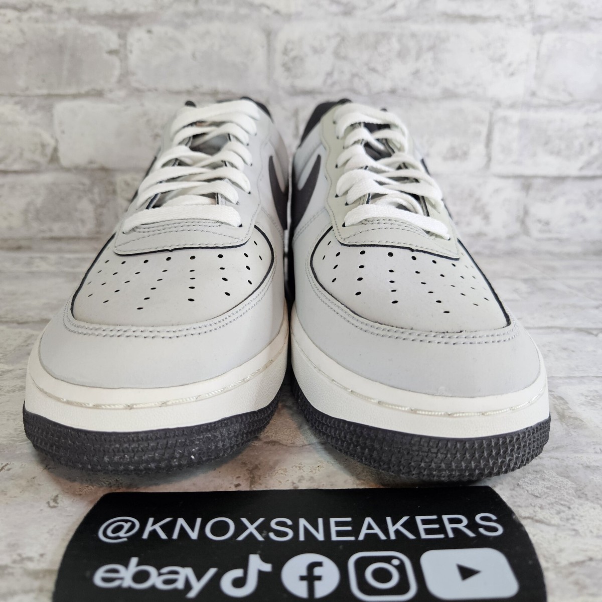 SAMPLE Nike Air Force 1 '07 Low Cool Grey White AF1 CD0886 002