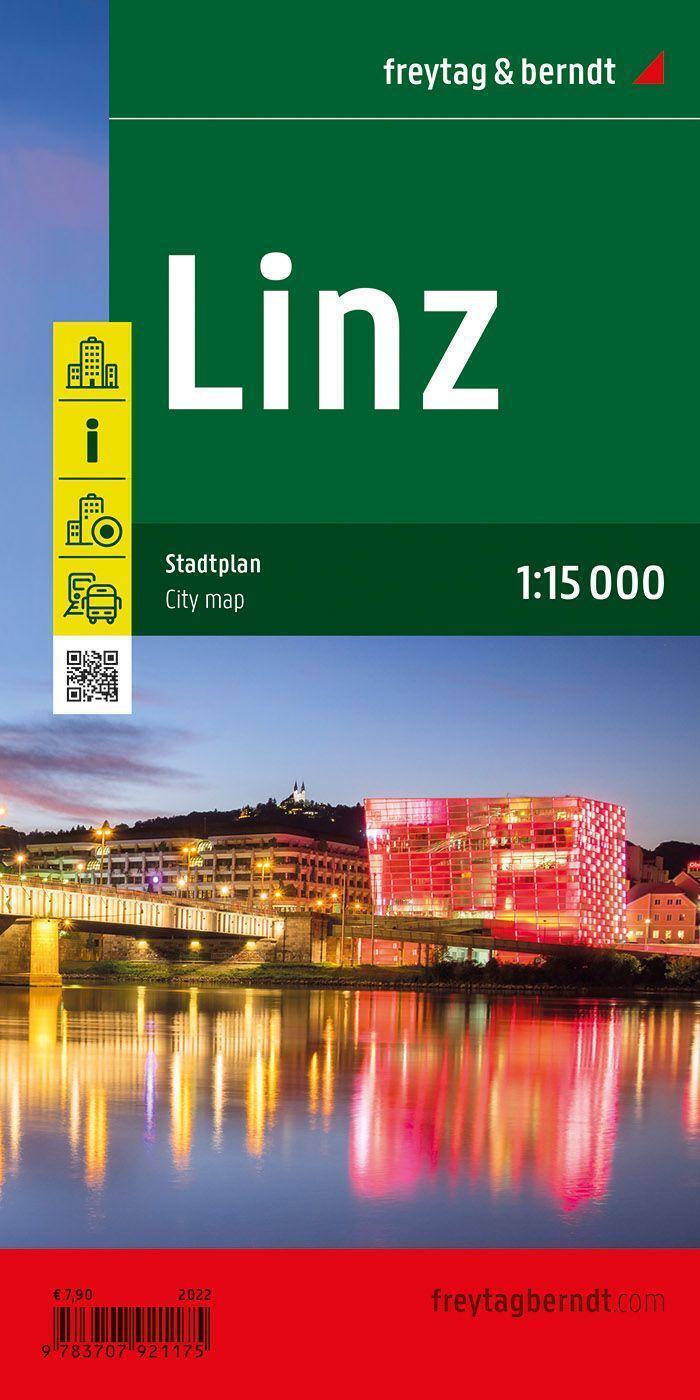 Thumbnail - Linz, Stadtplan 1:15.000, Freytag & Berndt Freytag-berndt Und Artaria
