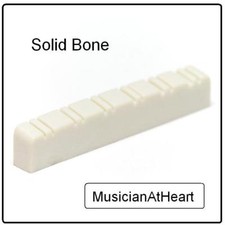 MusicianAtHeart REAL BONE NUT made for IBANEZ 12 String Guitar - Pure Cowbone