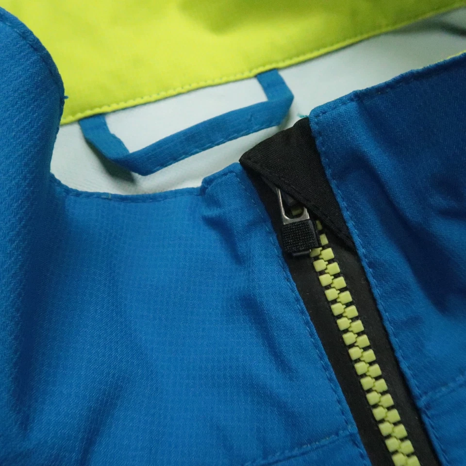 Footjoy Jacket Mens Large Blue Yellow Titleist Full Zip Pockets Golf * - Image 4 of 4