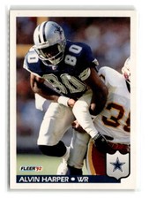 1992-Fleer-#80-Alvin Harper-Dallas Cowboys