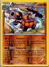 Pokémon Rihornior 62/146 Reverse Holo - Basisset - Deutsch 2014