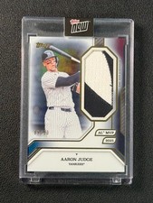 AARON JUDGE 2025 TOPPS MVP COLLECTION #45-R GAME-USED PATCH RELIC BLACK 09/10