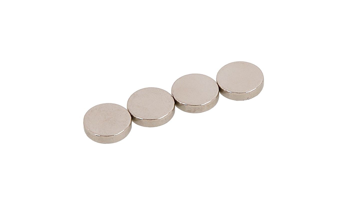 4pc Rare Earth Magnets 12mm x 3mm Strong Hold for Workshop Garage