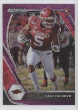 2021 Panini Prizm Draft Picks Purple Wave Prizm Rakeem Boyd #152 y0i