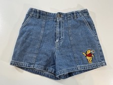 Vintage EUC Disney Embroidered Winnie the Pooh Denim Shorts Size S
