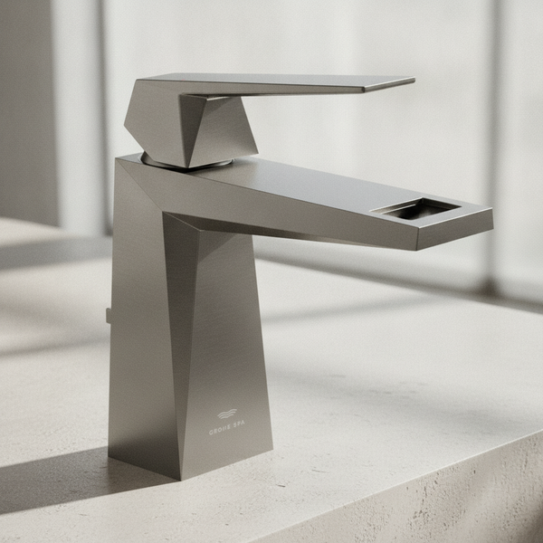 Grohe Eh-Wt-Batterie Allure Brilliant 24341 Zugst.-Abl.Grt. Hard Graphite Geb.-image