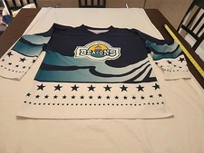 Vintage Defunct Port Huron Beacons UHL AK Jersey XL RARE