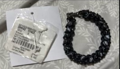 BOTTEGA VENATA     arg ssid nappa bracelet  .925 MADE IN ITALY