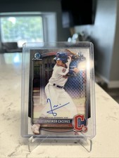 Juneiker Caceres Bowman Chrome 2025 Auto