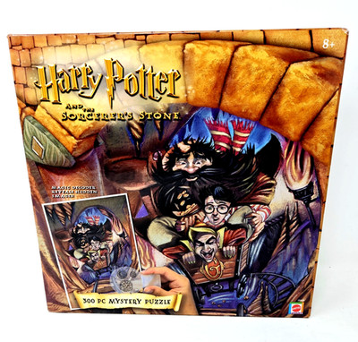 Harry Potter and the Sorcerer's Stone 300 Piece Mystery Jigsaw Puzzle 2000 New
