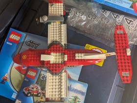 LEGO CITY Fire Plane 4209 Set 522 Pcs Complete Set Minifigures Box Instructions