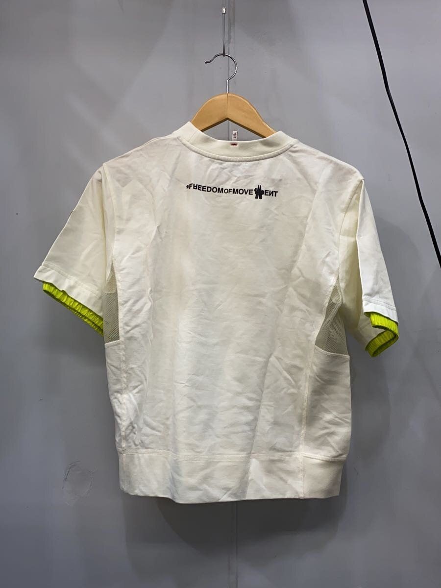 MONCLER GRENOBLE◆Tシャツ/XS/コットン/WHT/8C00001 809AD MONCLER GRENOBLE T-SHIRT XS COTTON White 8C00001 809AD Used