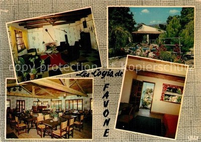 Sari-d Orcino Logis de Favone La reception et Salon Jardin La salle a manger Une