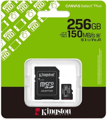 256GB Kingston Micro-SD Speicherkarte für Samsung Galaxy S20, S20+, S20 Ultra