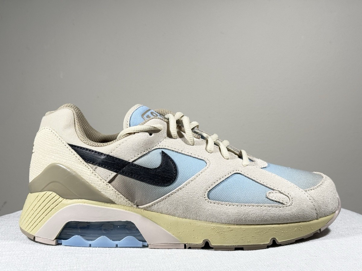 Nike Air Max 180 Light Khaki Psychic Blue Linen HJ6282-200 Men's