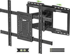 Heavy Duty 32–105" TV Wall Mount, 165 lbs, Swivel & Tilt, 24" Studs with Swivel