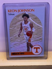 2021 Panini Chronicles Draft Picks NBA Hoops Orange Foil #56 Keon Johnson