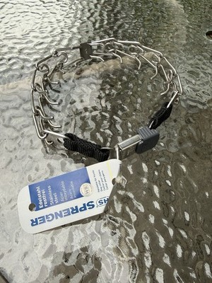 Herm Sprenger ULTRA-PLUS 52cm x 3,2mm metal prong collar with ClickLock.