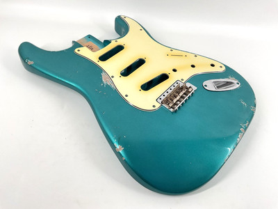 MJT OfficialCustom Vintage Aged Nitro Guitar Body Mark Jenny VTS Ocean Turquoise
