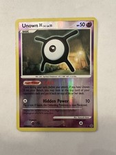 Pokemon Card - Unown [X] Secret Wonders 71/132 Uncommon Reverse Holo LP