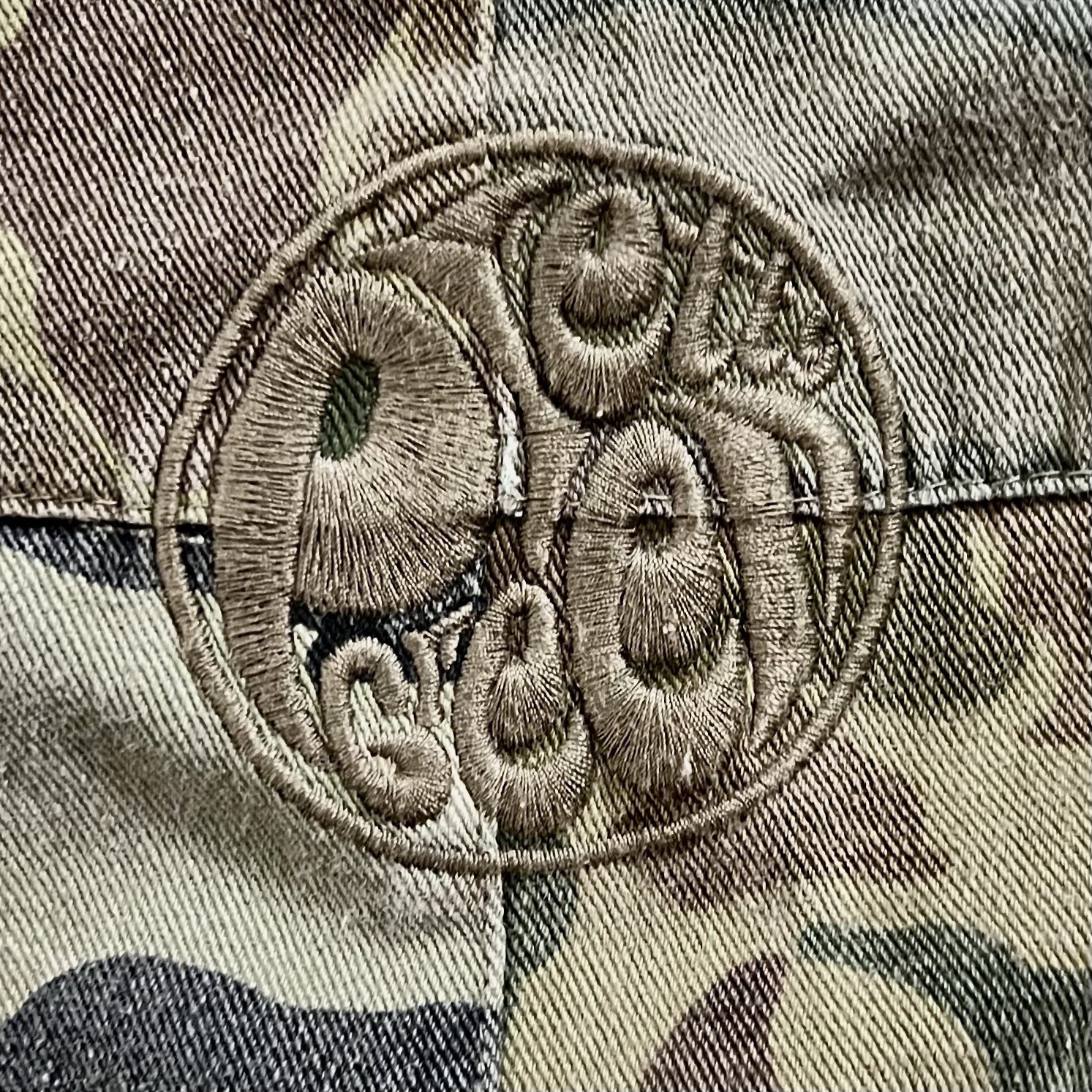 Pretty Green Patchwork Camo Fully Lined Jacket Si… - image 4